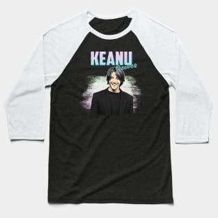 Keanu Reeves // 90s Retro Classic Design Baseball T-Shirt